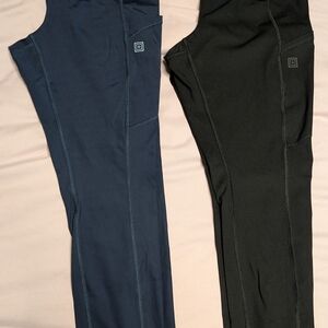 Black and Navy Leggings